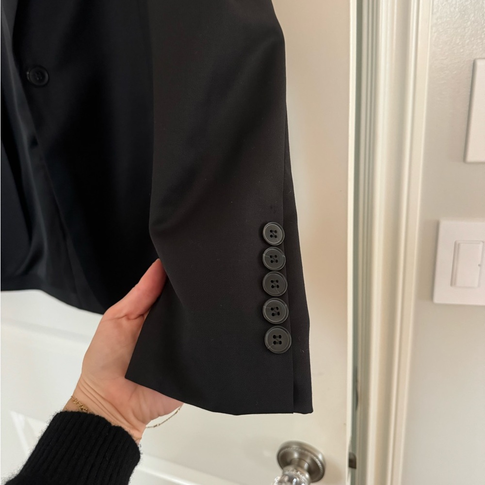 Single Breasted Wool Blazer - image 5